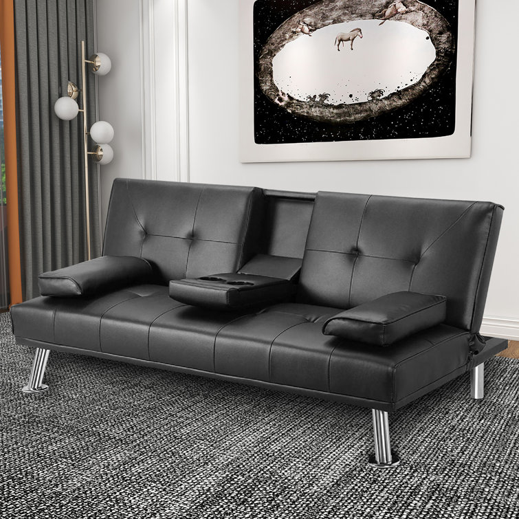 Ebern Designs Bernay 66" Armless Sofa Bed Wayfair